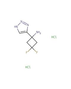 Astatech 3,3-DIFLUORO-1-(1H-1,2,3-TRIAZOL-4-YL)CYCLOBUTAN-1-AMINE 2HCL; 0.1G; Purity 95%; MDL-MFCD32660650
